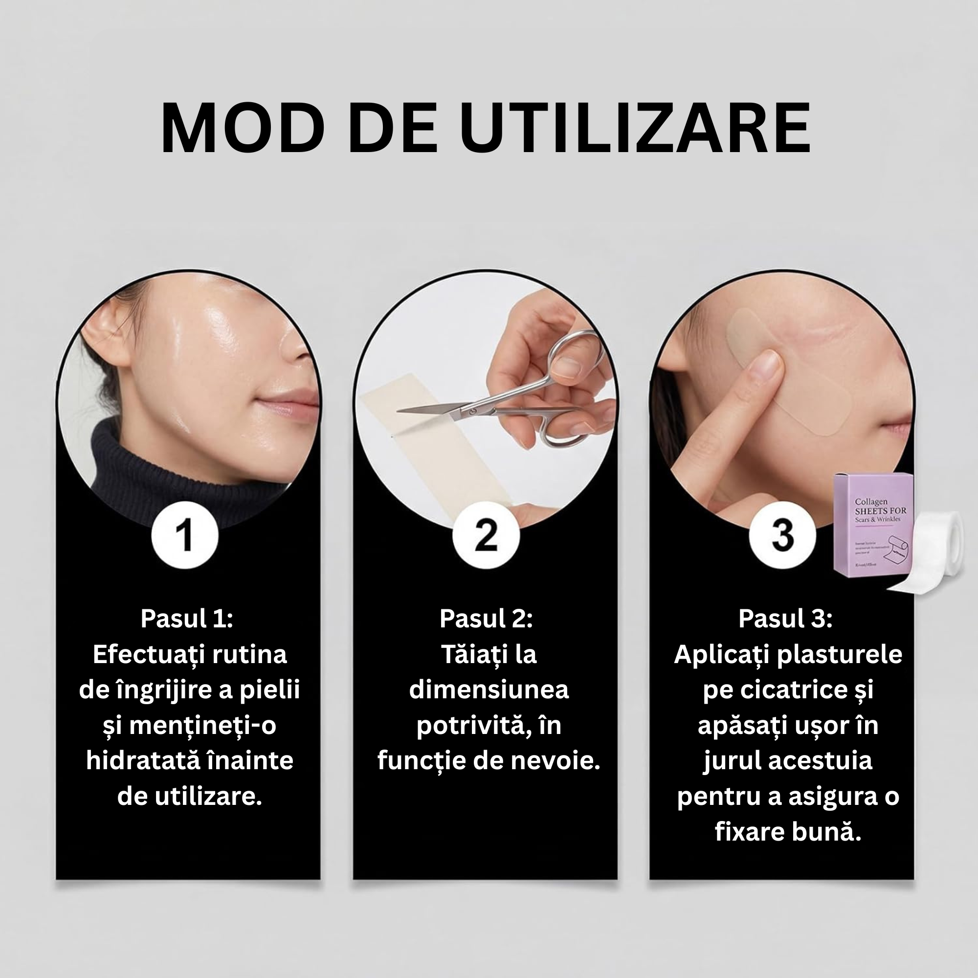 Bandă cu Colagen - Efect Anti-Rid și fermitate